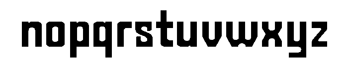 Dobla Sans Expanded Font LOWERCASE