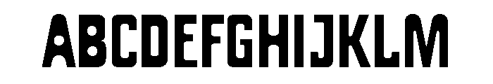 Dobla Sans Regular Font UPPERCASE