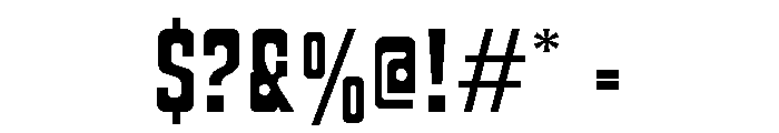 Dobla Sans Semi Condensed Font OTHER CHARS