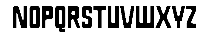 Dobla Sans Semi Condensed Font UPPERCASE