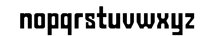 Dobla Sans Semi Expanded Font LOWERCASE