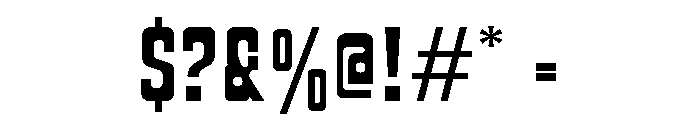 DoblaSans-SemiCondensed Font OTHER CHARS
