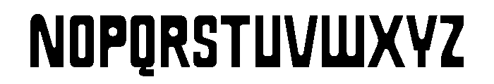 DoblaSans-SemiCondensed Font UPPERCASE