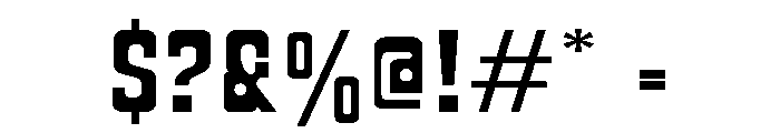DoblaSans-SemiExpanded Font OTHER CHARS