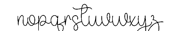 Doble Font LOWERCASE