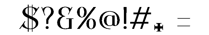 Dodark Font OTHER CHARS