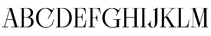 Dodark Font UPPERCASE