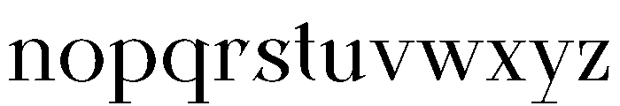Dodark Font LOWERCASE