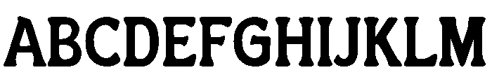 DofleurRegular Font UPPERCASE