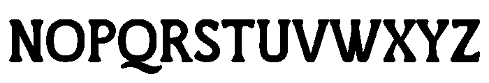 DofleurRegular Font LOWERCASE