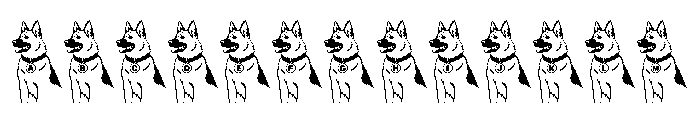 Dog And Owner FONT