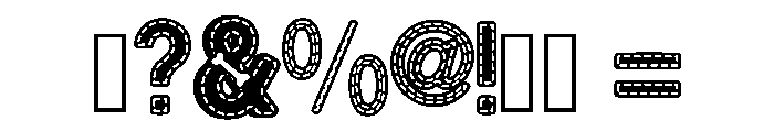 Dog Bone Regular Font OTHER CHARS