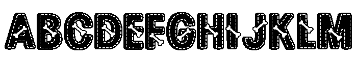 Dog Bone Regular Font UPPERCASE