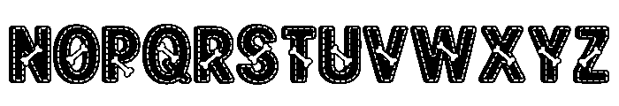 Dog Bone Regular Font UPPERCASE