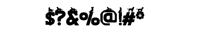 Dog Brown Font OTHER CHARS