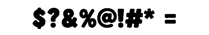 Dog Fluffy Font OTHER CHARS