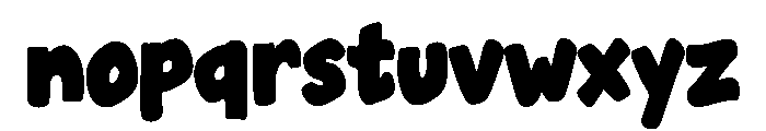 Dog Fluffy Font LOWERCASE