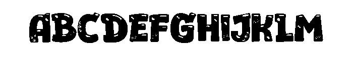 Dog Font Blue Font UPPERCASE