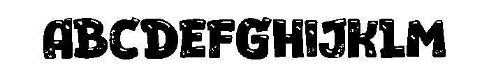 Dog Font Orange Font UPPERCASE