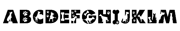Dog Life Font UPPERCASE