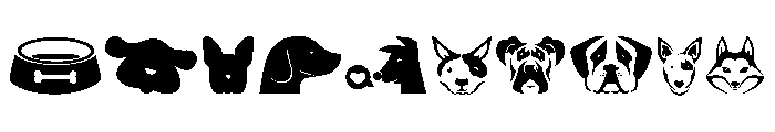 Dog Pack Font OTHER CHARS