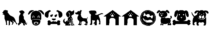 Dog Pack Font LOWERCASE