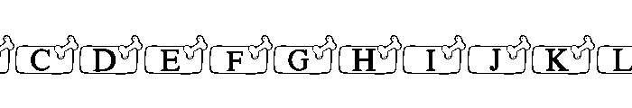 Dog Party Font UPPERCASE