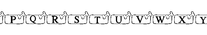 Dog Party Font UPPERCASE