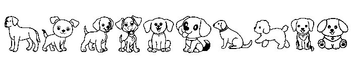Dog Pet Font OTHER CHARS