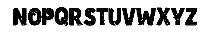 Dog letter Brown Font LOWERCASE