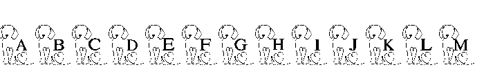 Dog lovers art FONT