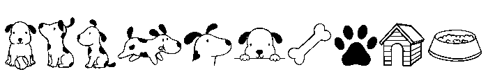 Doggy Doodle Font OTHER CHARS