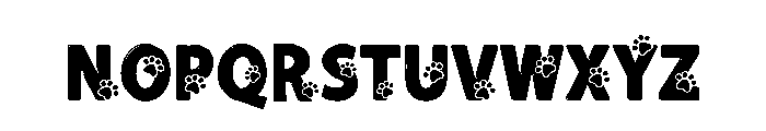 Doglover Font UPPERCASE