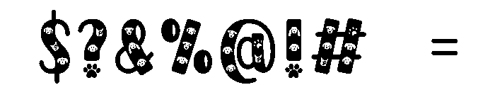 Dogs lover Font OTHER CHARS