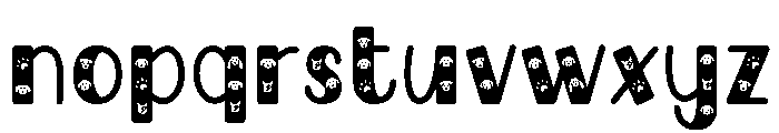 Dogs lover Font LOWERCASE