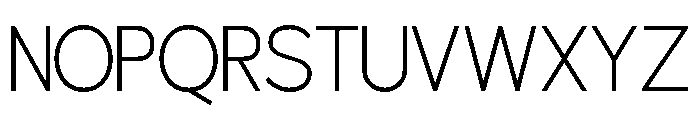 Dogwood Light Font LOWERCASE