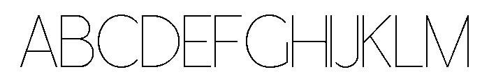 Dogwood Thin Font UPPERCASE
