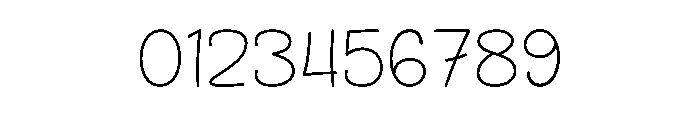 Doing Slowly Font OTHER CHARS