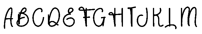 Dollhouse Font UPPERCASE