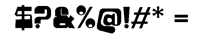 Dolor Banko Regular Font OTHER CHARS