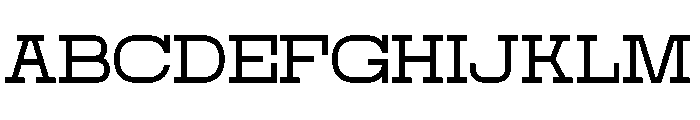 Domesia Font UPPERCASE