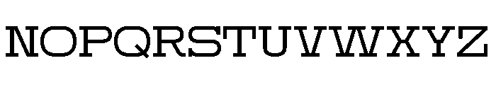 Domesia Font UPPERCASE