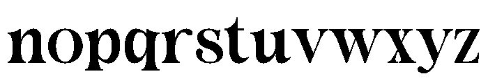 Domick Font LOWERCASE
