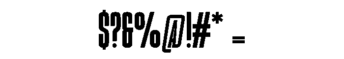 Dominates Regular Font OTHER CHARS