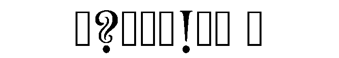 Dominic Regular Font OTHER CHARS