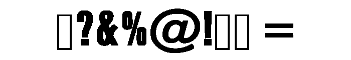 Domino Serif Regular Font OTHER CHARS