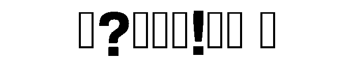 Donac Regular Font OTHER CHARS