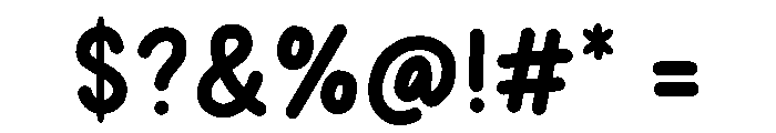 Donat Pupur Font OTHER CHARS