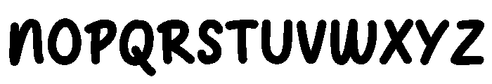 Donat Pupur Font UPPERCASE
