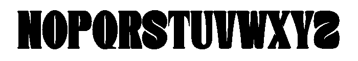 Donge-Condensed Font UPPERCASE